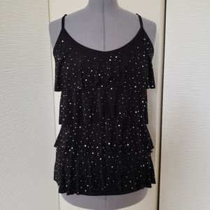 INC Ruffled Top Size M